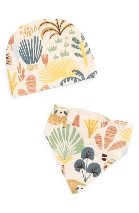 Organic Cotton Hat & Bib Set (Baby)