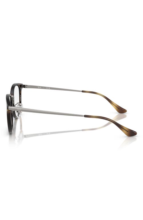 Ray Ban Ray-ban 51mm Square Optical Glasses In Havana