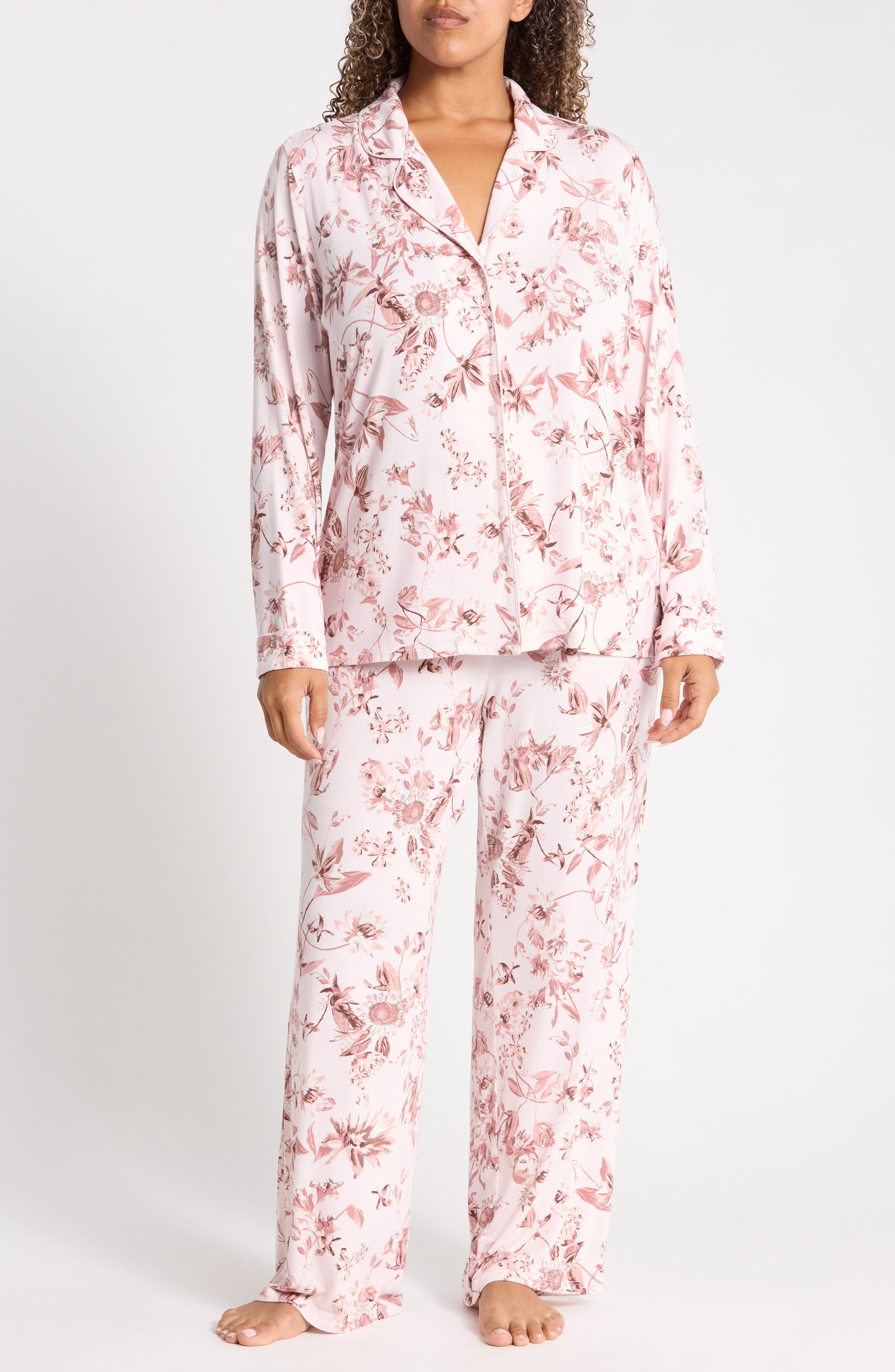 PINK- BROWN BOTANIST FLORAL