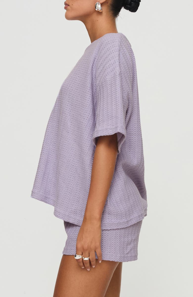 Princess Polly Cammie Oversize T-Shirt & Shorts Set, Alternate, color, 