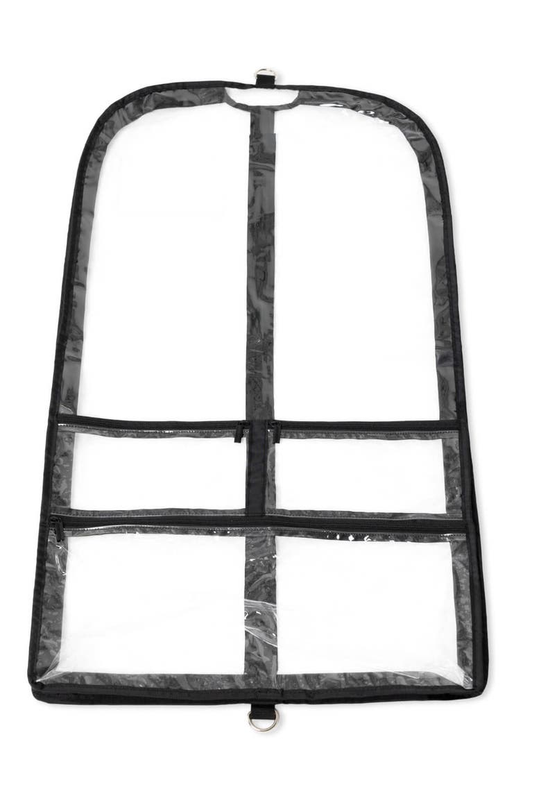 On The Go Garment Bag, Alternate, color, black