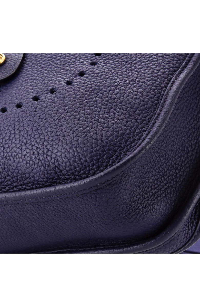 Pre-Owned Hermes Evelyne Bag Gen III Clemence PM, Alternate, color, Bleu Encre