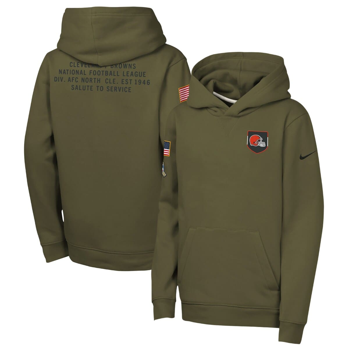 nike salute to service hoodie cleveland browns