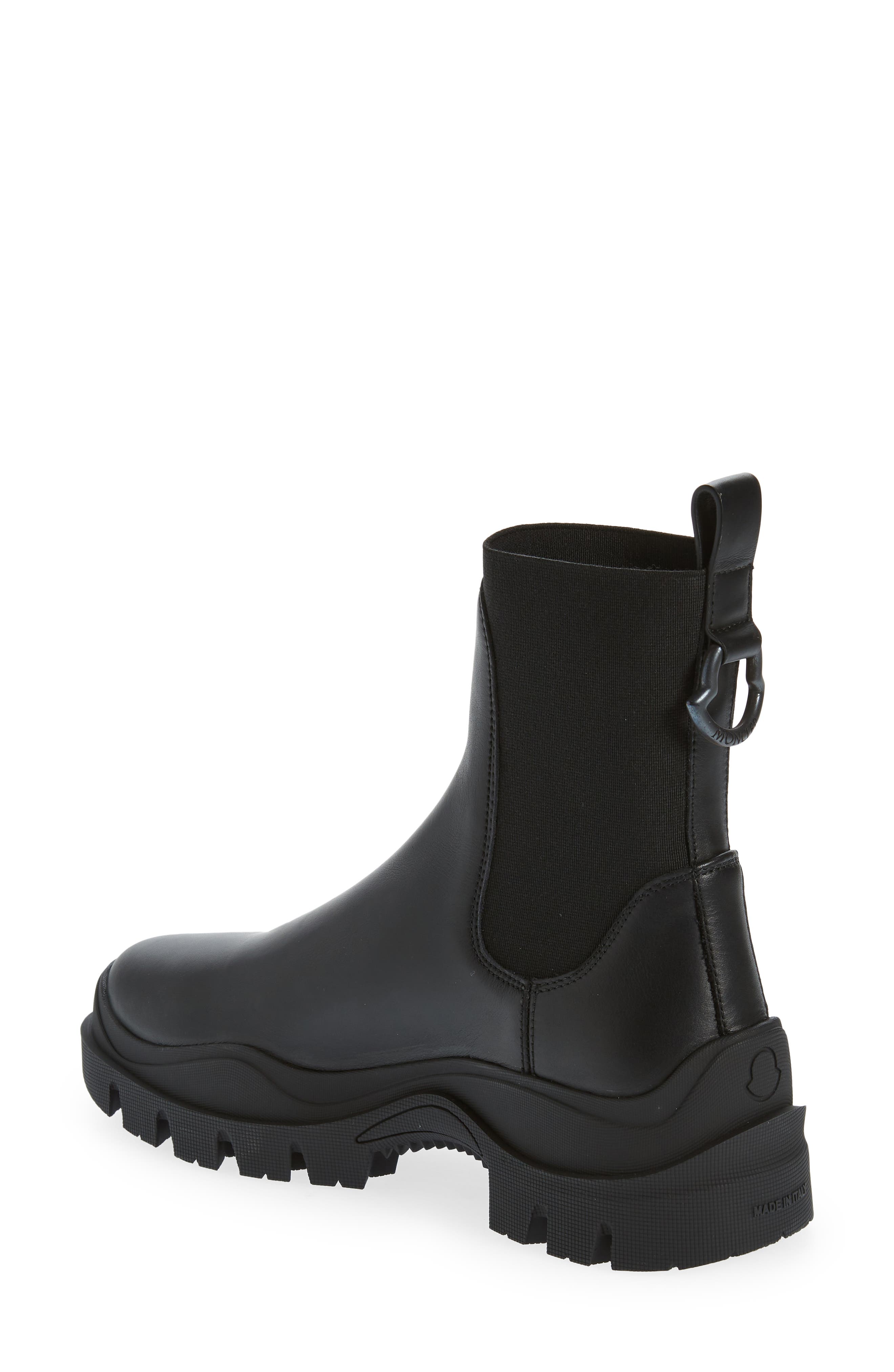 Moncler Larue Water Repellent Chelsea Boot, Alternate, color, 