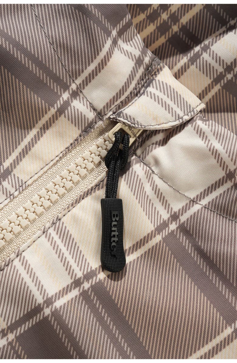 Butter Goods Equipment Plaid Nylon Ripstop Hooded Anorak, Alternate, color, Plaid