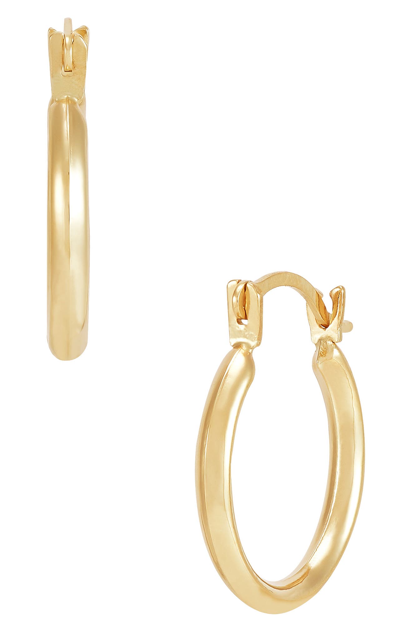 Frankie & Zoe Knife Edge Hoop Earrings