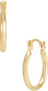 Frankie & Zoe Knife Edge Hoop Earrings