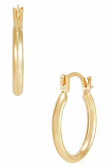 Frankie & Zoe Knife Edge Hoop Earrings
