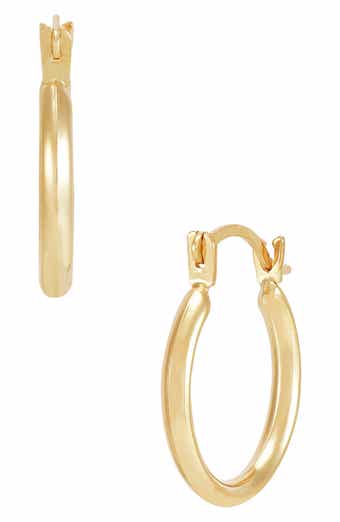 Frankie & Zoe Knife Edge Hoop Earrings