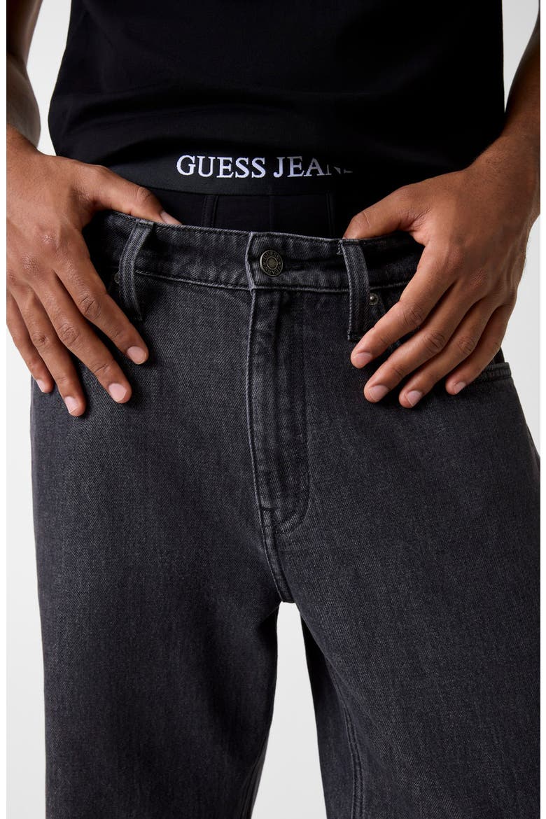 G16 Relaxed Straight Leg Jeans, Alternate, color, VINTAGE BLACK WASH