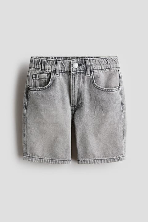 Loose Fit Denim Shorts