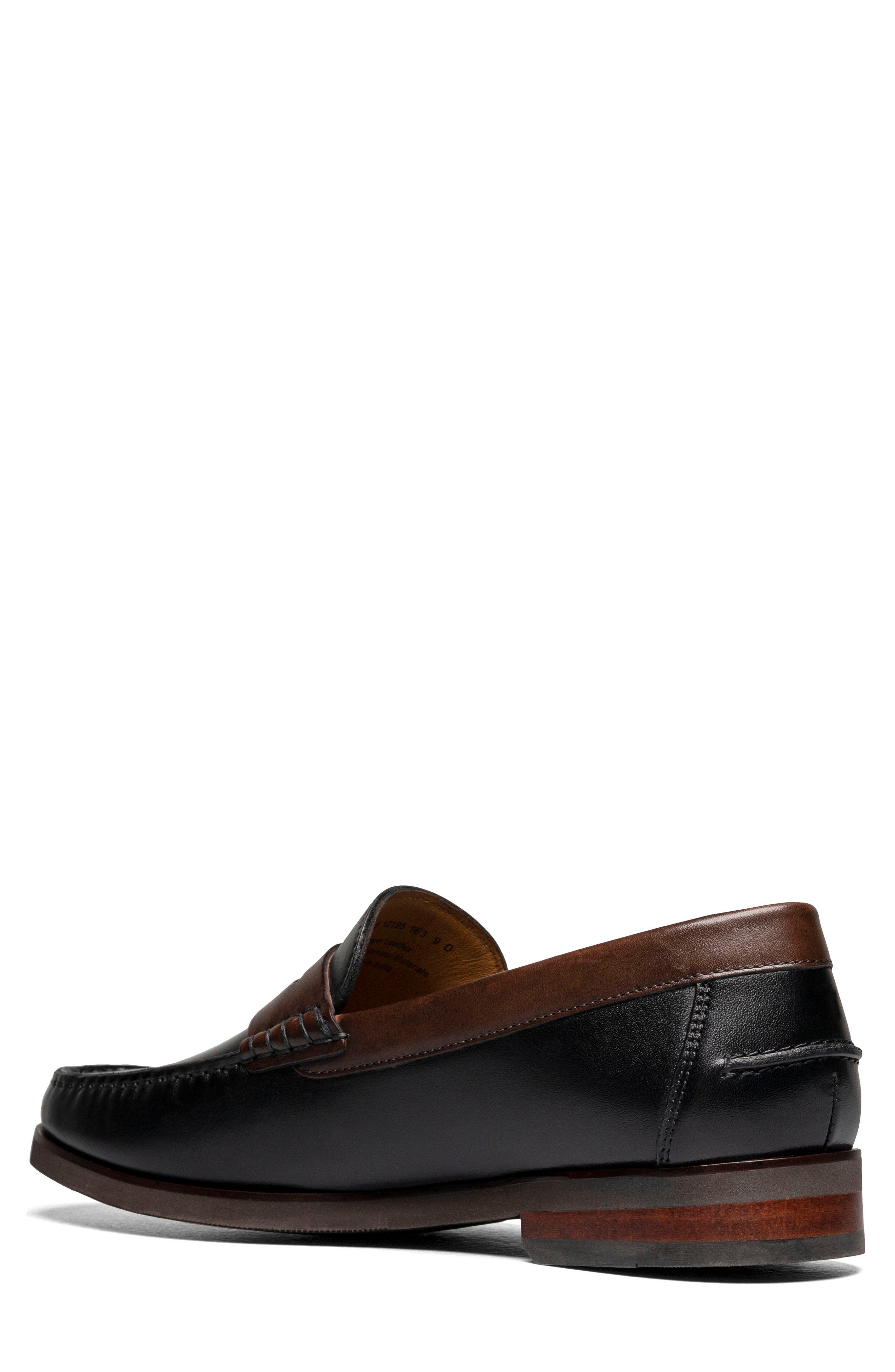 Florsheim Berkley Flex Penny Loafer, Alternate, color, Black/ Brown