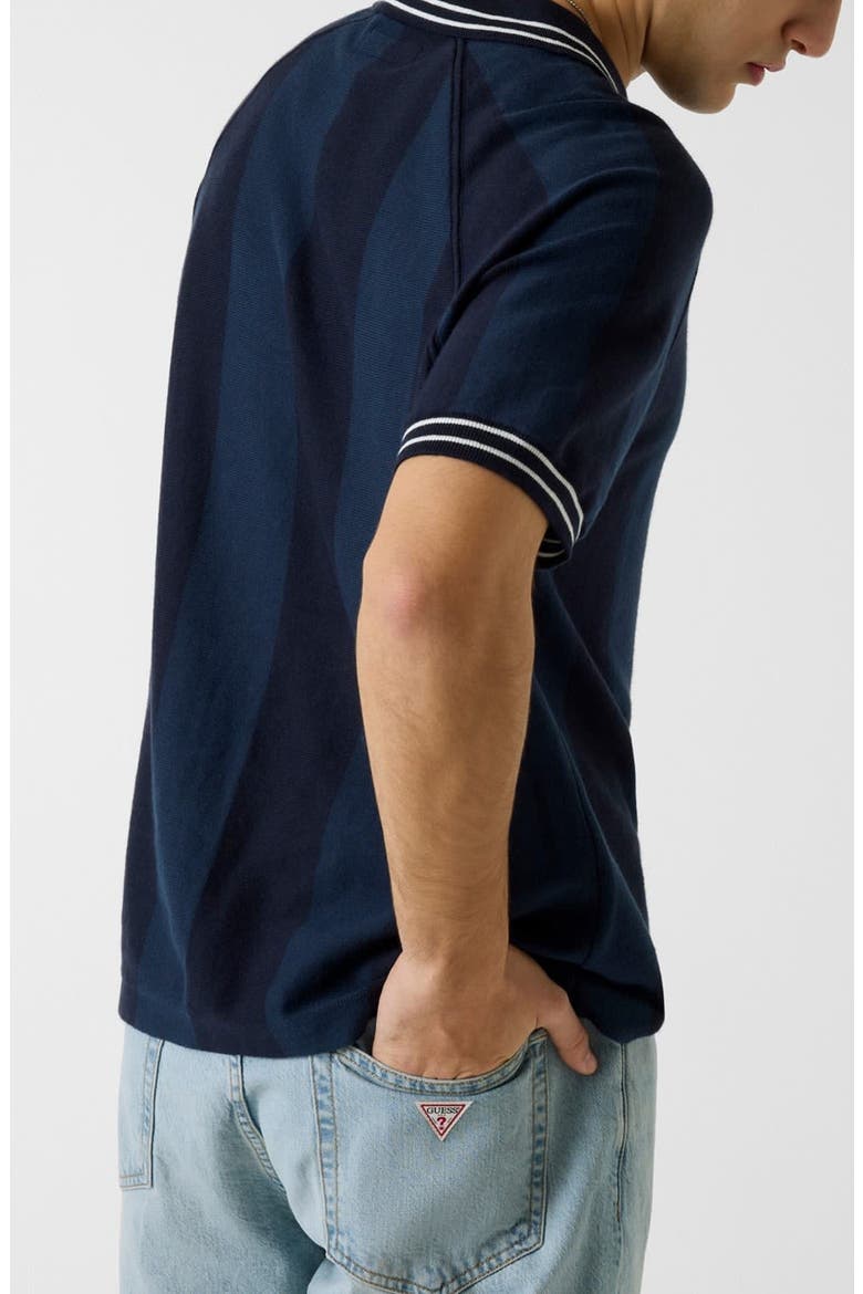Stripe Polo Sweater, Alternate, color, S75Q-OPEN