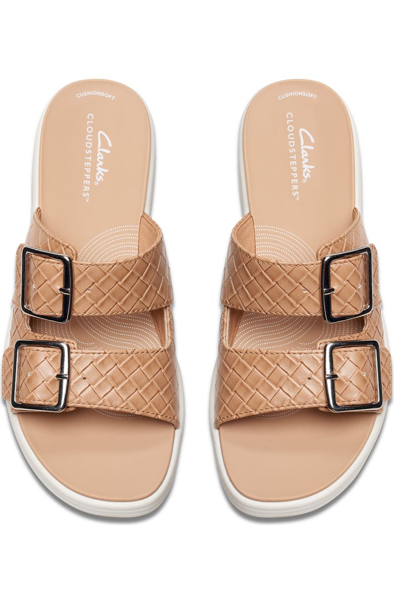 Clarks<sup>®</sup> Drift Buckle Slide Sandal, Alternate, color, Warm Beige