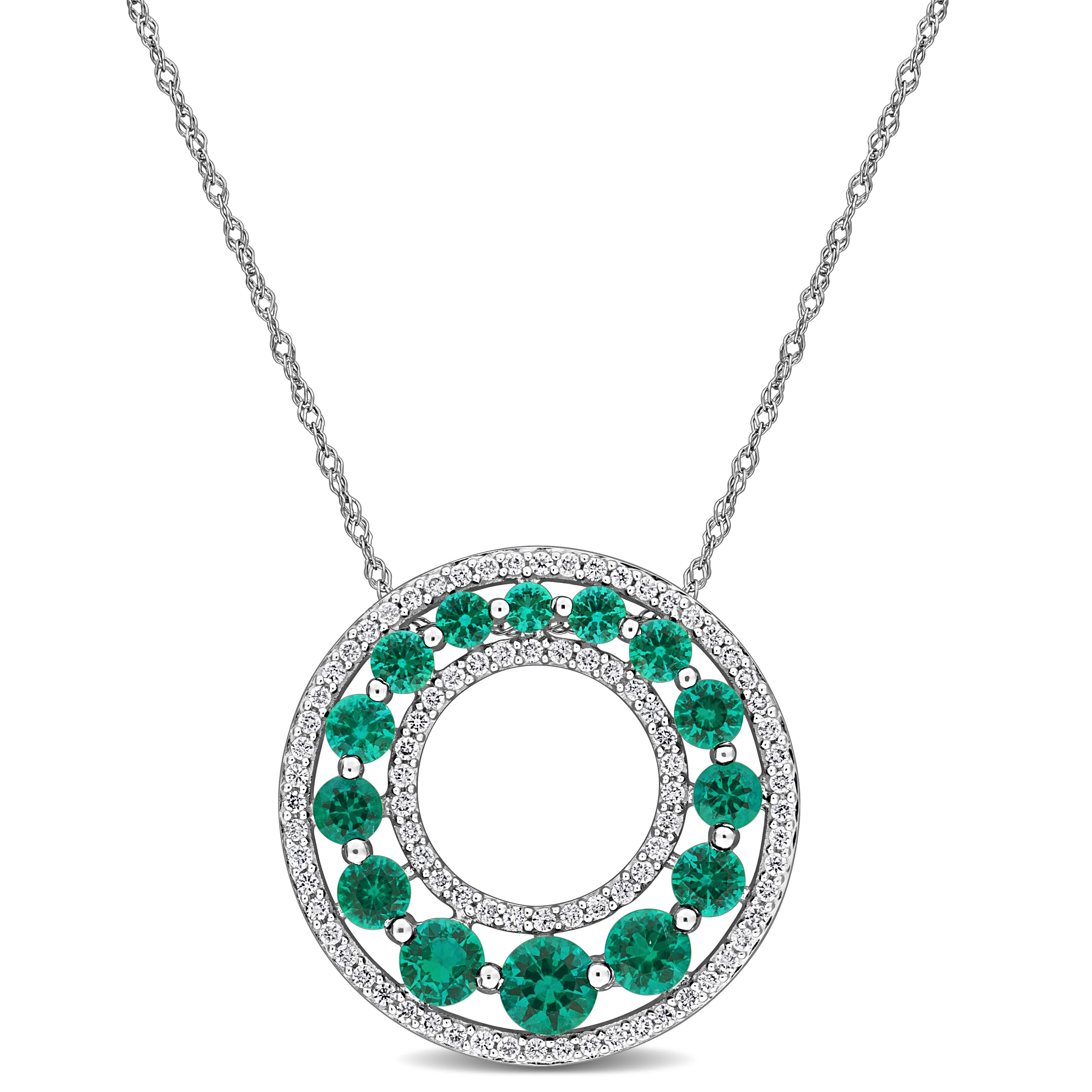 selected Lab-Created Emerald