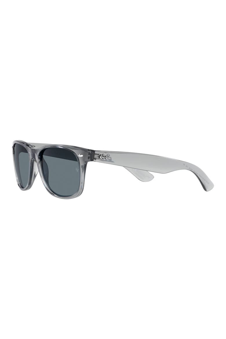 New Wayfarer 58mm Square Sunglasses, Alternate, color, GUNMETAL/ DARK GREY