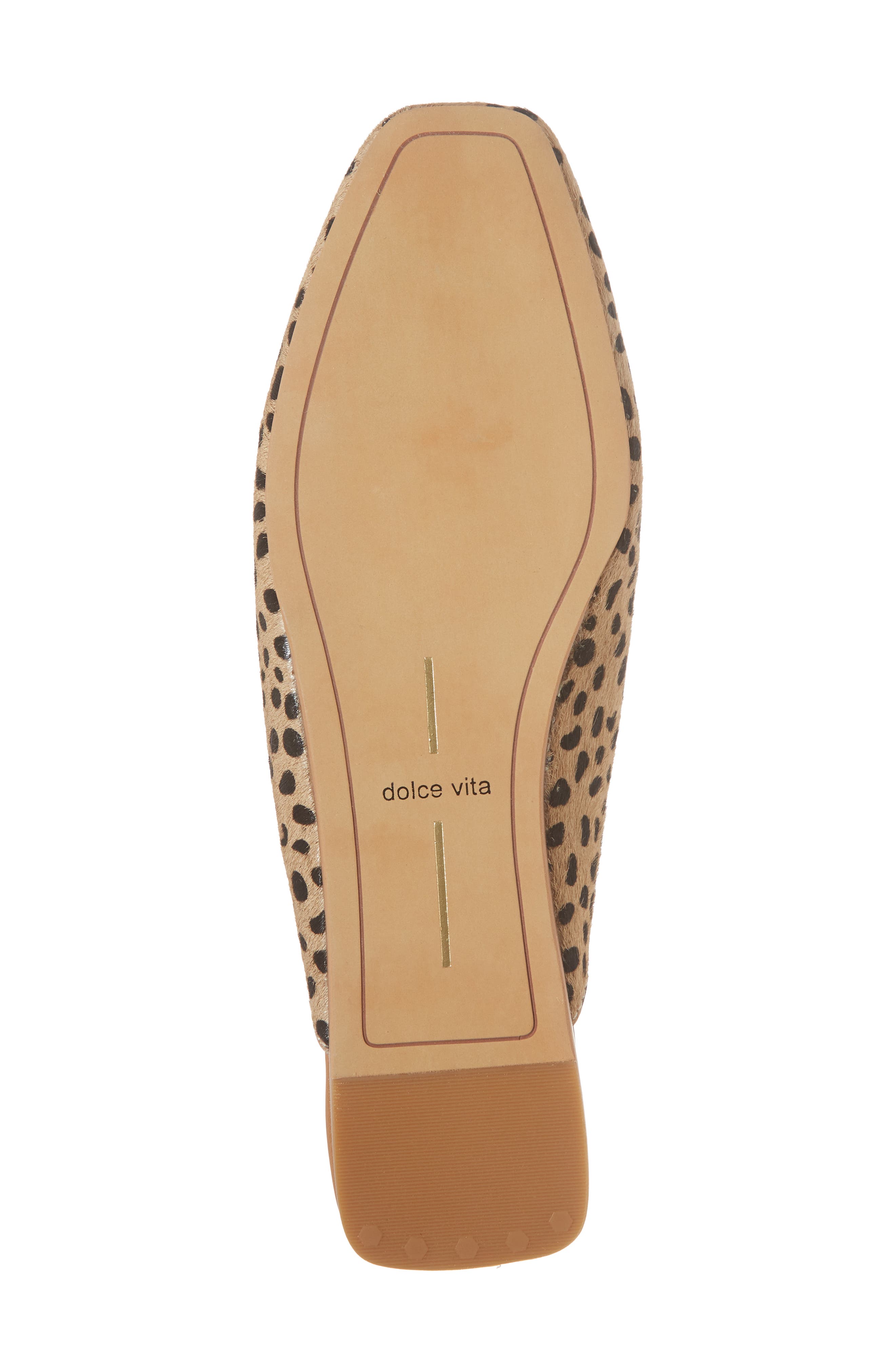 Brie Flat Mule, Alternate, color, LEOPARD CALF HAIR