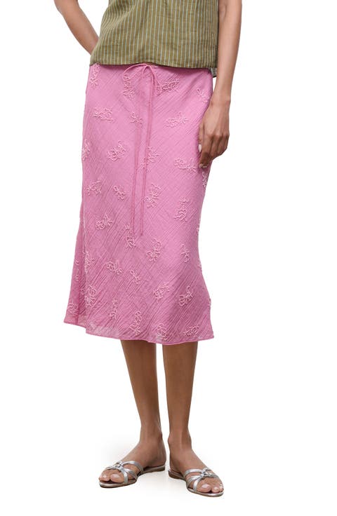 Lucia Beaded Floral Skirt