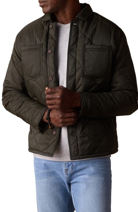 Quilted Jacket with High Pile Fleece Lining