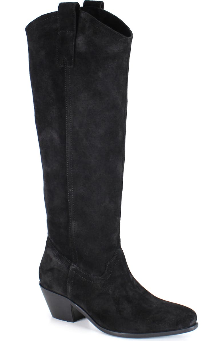 Diba True AME THYST Suede Knee High Boot, Main, color, Black