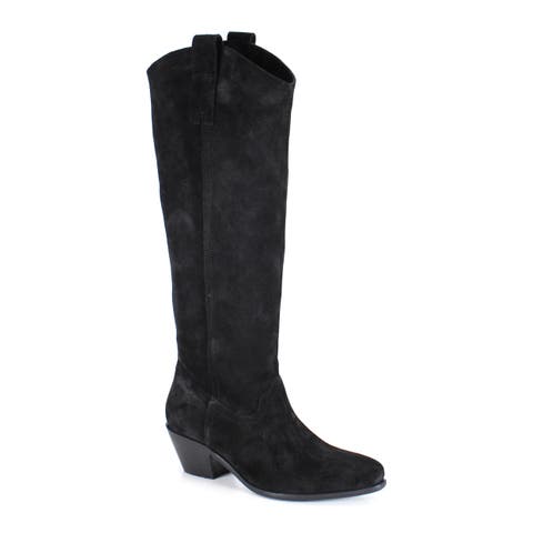 AME THYST Suede Knee High Boot