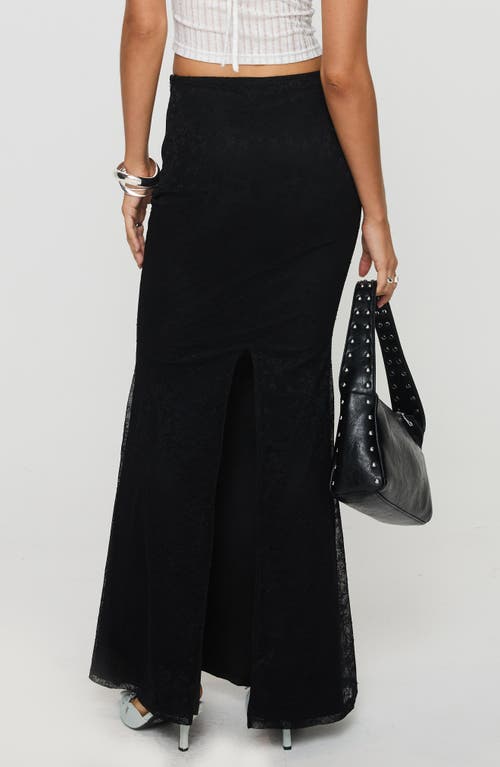 Shop Princess Polly Topping Maxi Skirt In Black