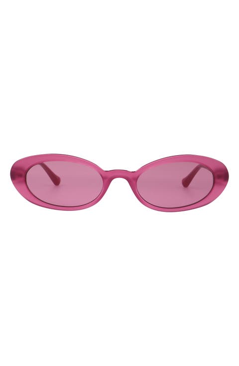 52mm Oval Sunglasses