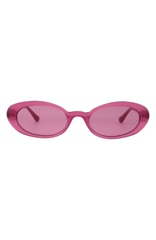Florence By Mills 52mm Oval Sunglasses In Pink