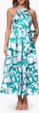 Betsy & Adam Mikado Midi Dress