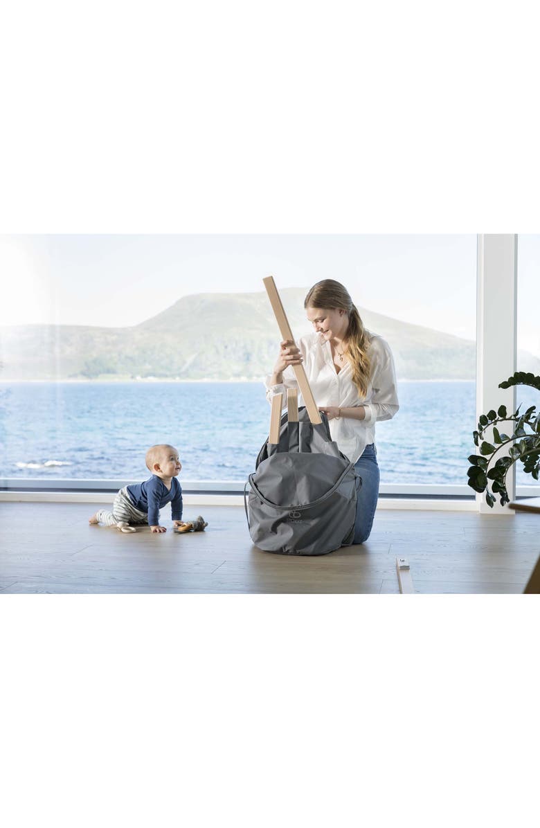 Stokke Clikk<sup>™</sup> Highchair with Travel Bag, Alternate, color, Grey