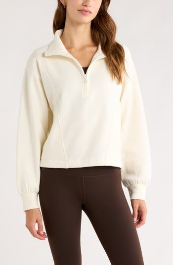 Zella Ultracozy Fleece Half Zip Pullover | Nordstrom
