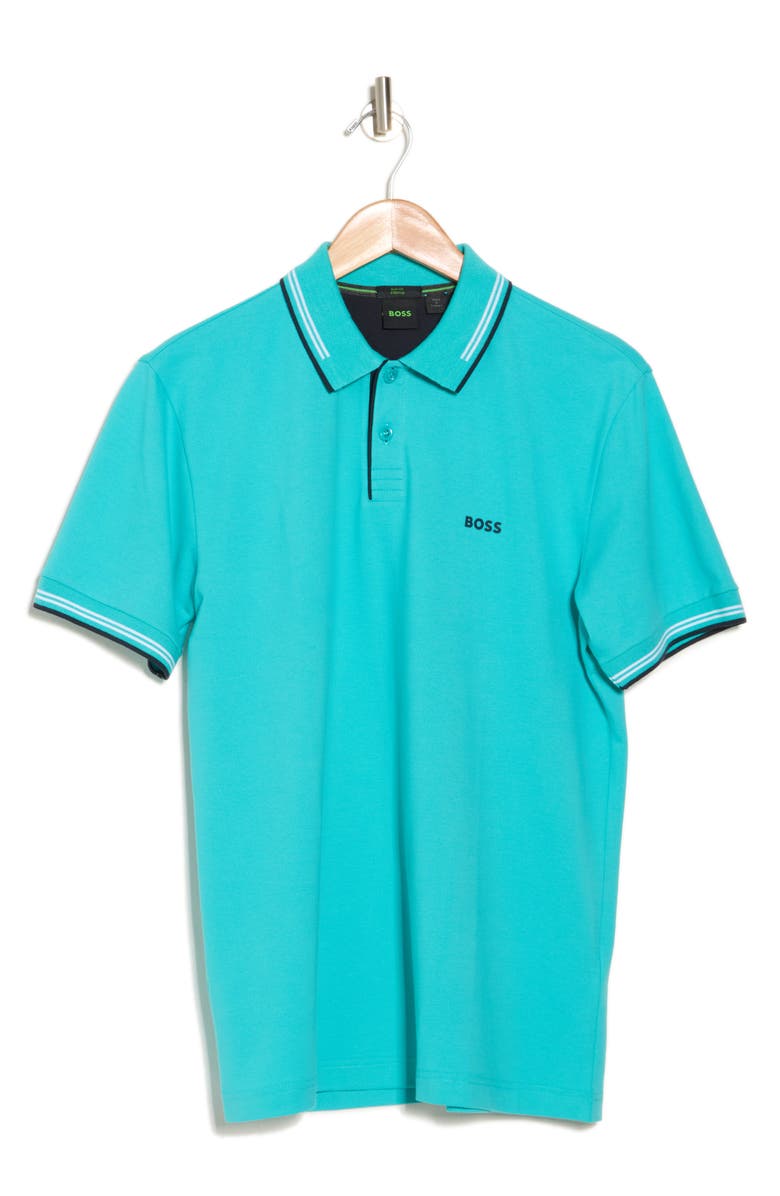 BOSS Paul Slim Fit Stretch Cotton Polo, Alternate, color,