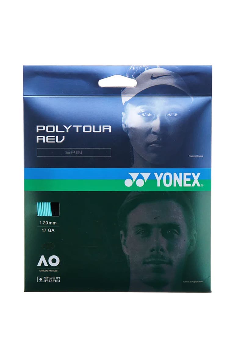 Poly Tour Rev 130 17g Tennis String, Main, color, Mint