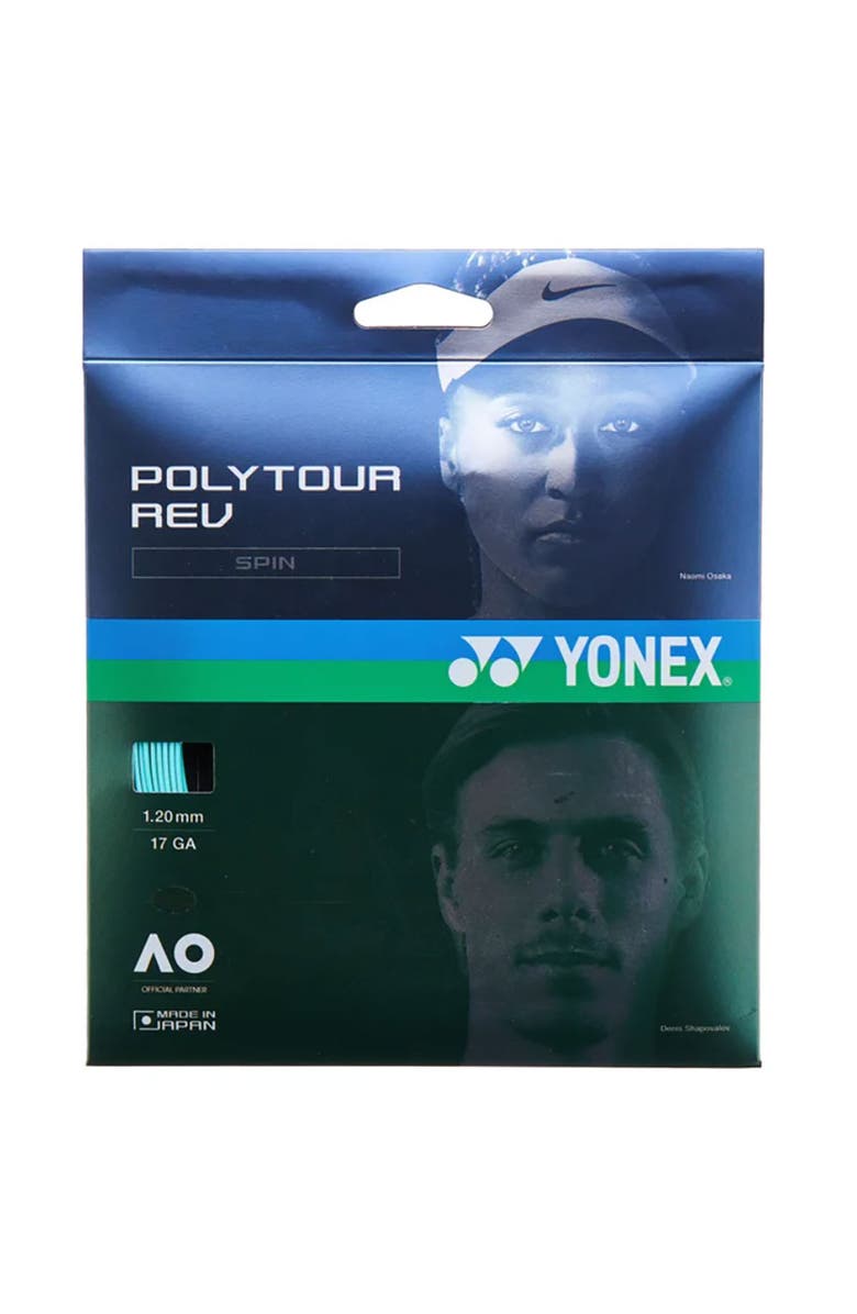 YONEX Poly Tour Rev 130 17g Tennis String, Main, color, Mint
