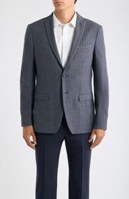 John Varvatos Star USA Varick Herringbone Sport Coat