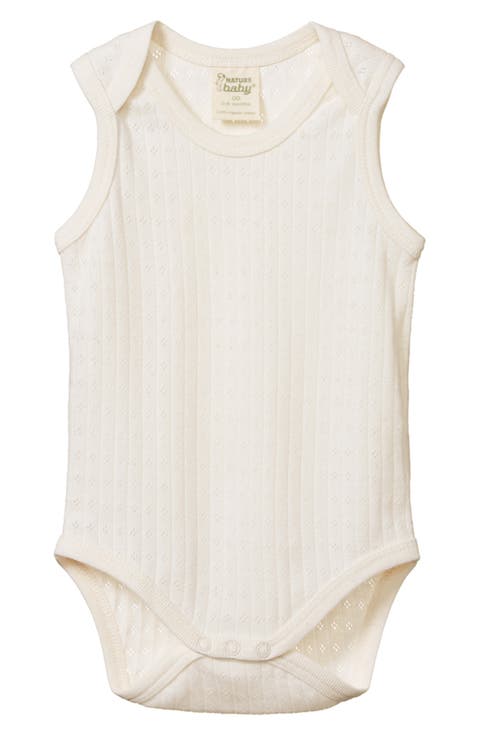 Pointelle Organic Cotton Bodysuit (Baby & Toddler)