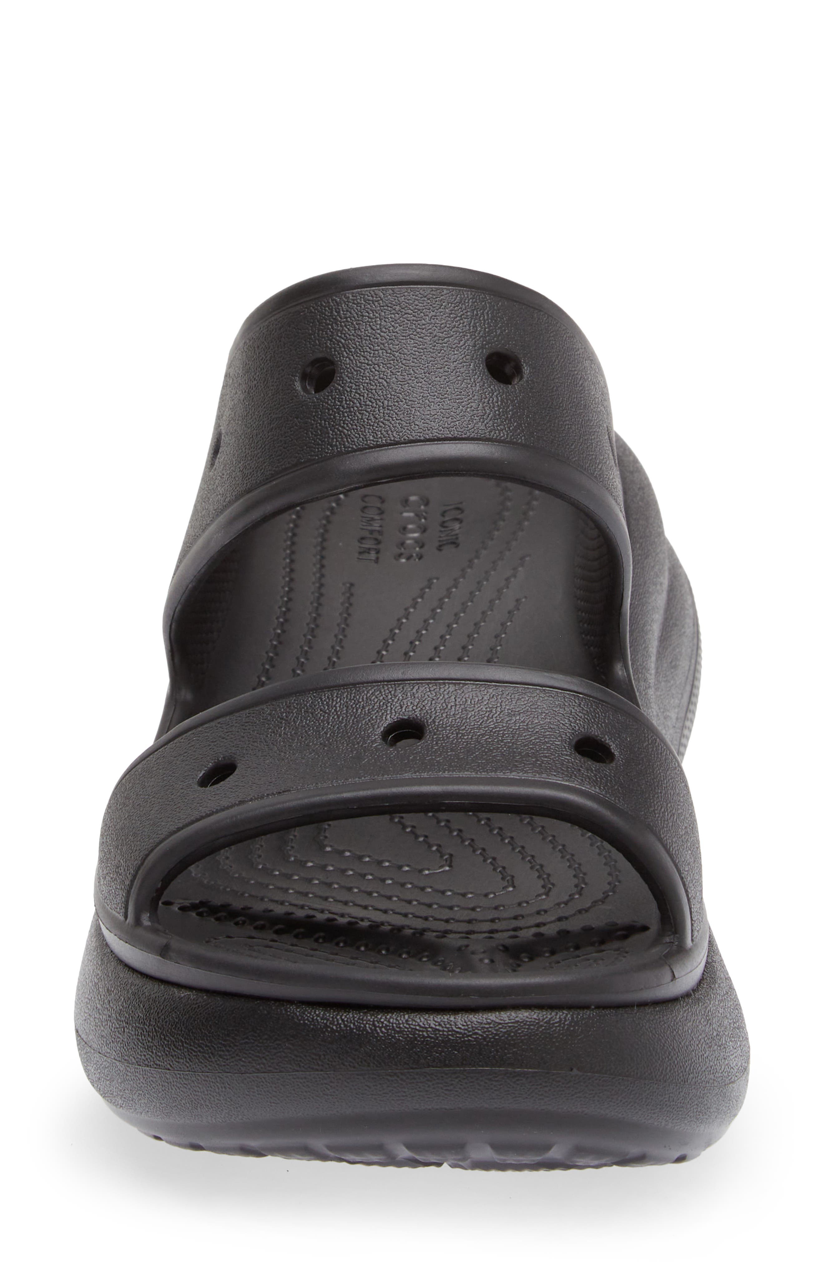CROCS Gender Inclusive Classic Crush Slide Sandal, Alternate, color, 