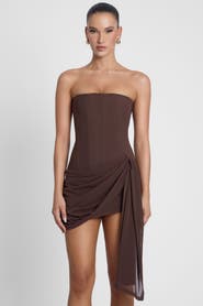 LEAU Mira Mesh Corset Dress