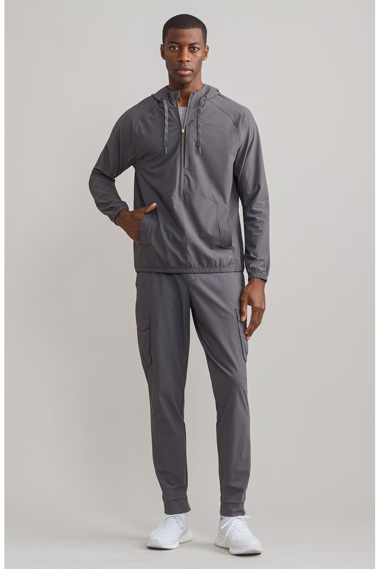 Invictus Water Repellent Ripstop Anorak, Alternate, color, GRAVEL