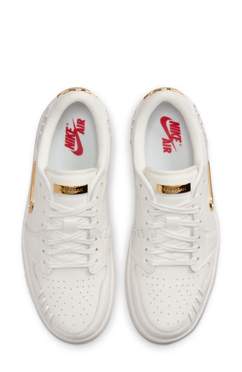 Jordan 1 Low Se Sneaker In Sail/metallic Gold/sail