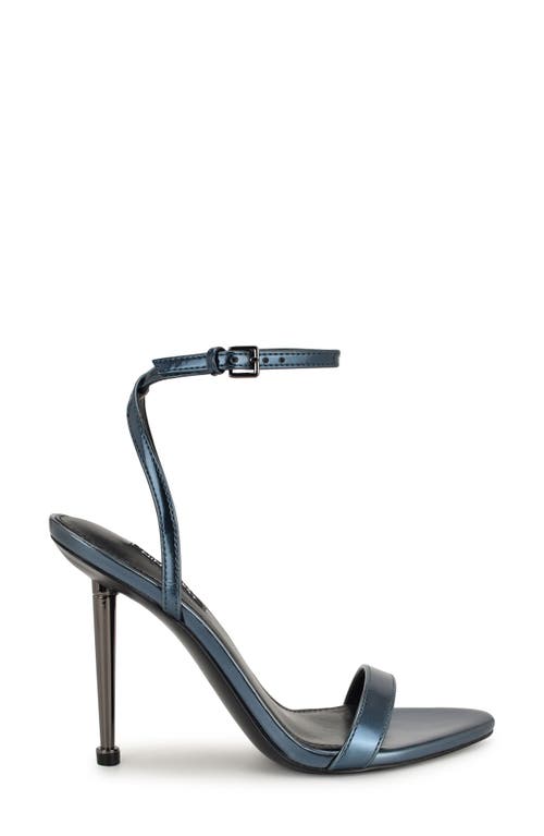 Nine West Reina Ankle Strap Sandal In Blue