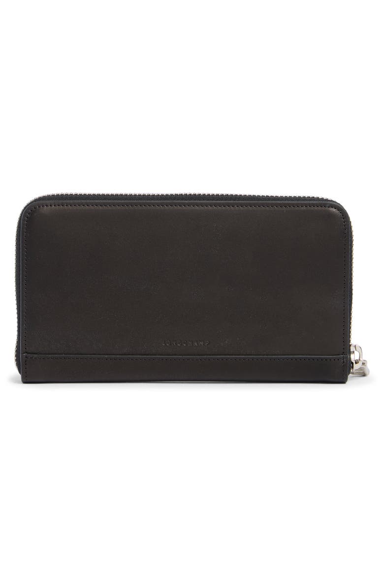 Heritage Zip Around Wallet, Alternate, color, BLACK