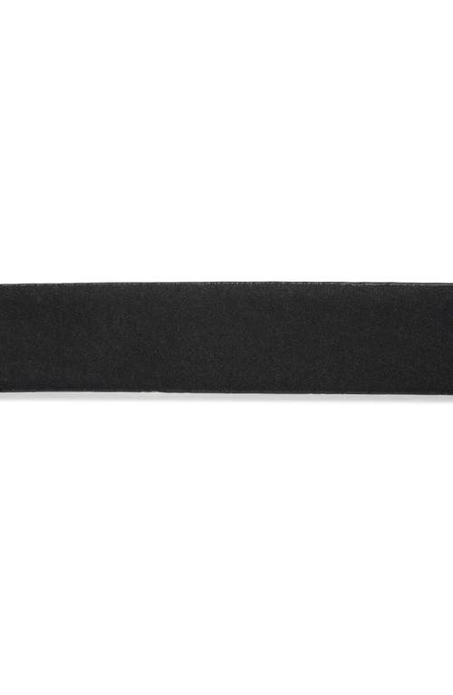 Vince Camuto Sculptural Hardware Belt In Black