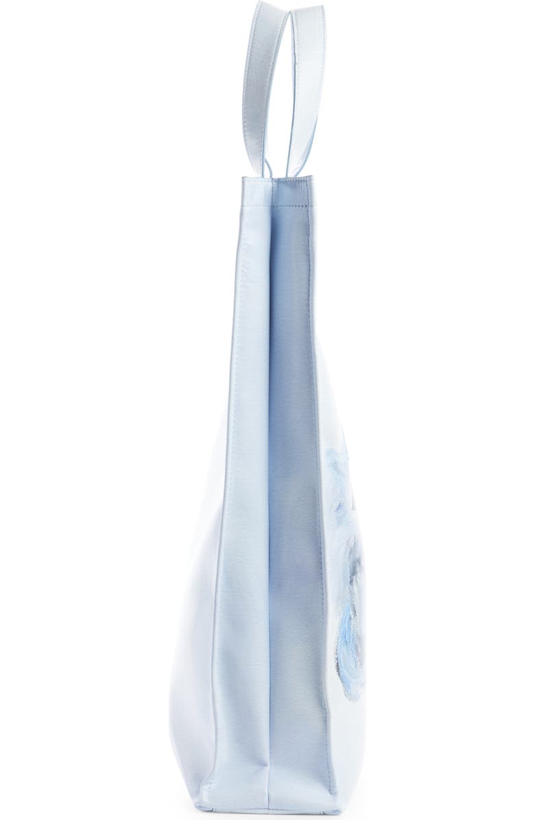 Acne Studios x Karen Kilimnik Cat Print North/South Shopper, Alternate, color,