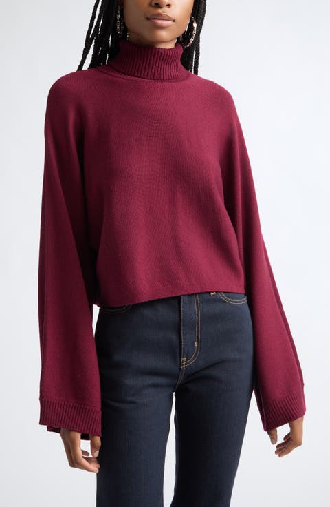 Aaliyah Wool Turtleneck Sweater
