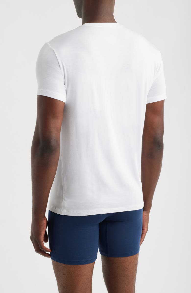 Tommy John 3-Pack Second Skin Crewneck T-Shirts, Alternate, color, White