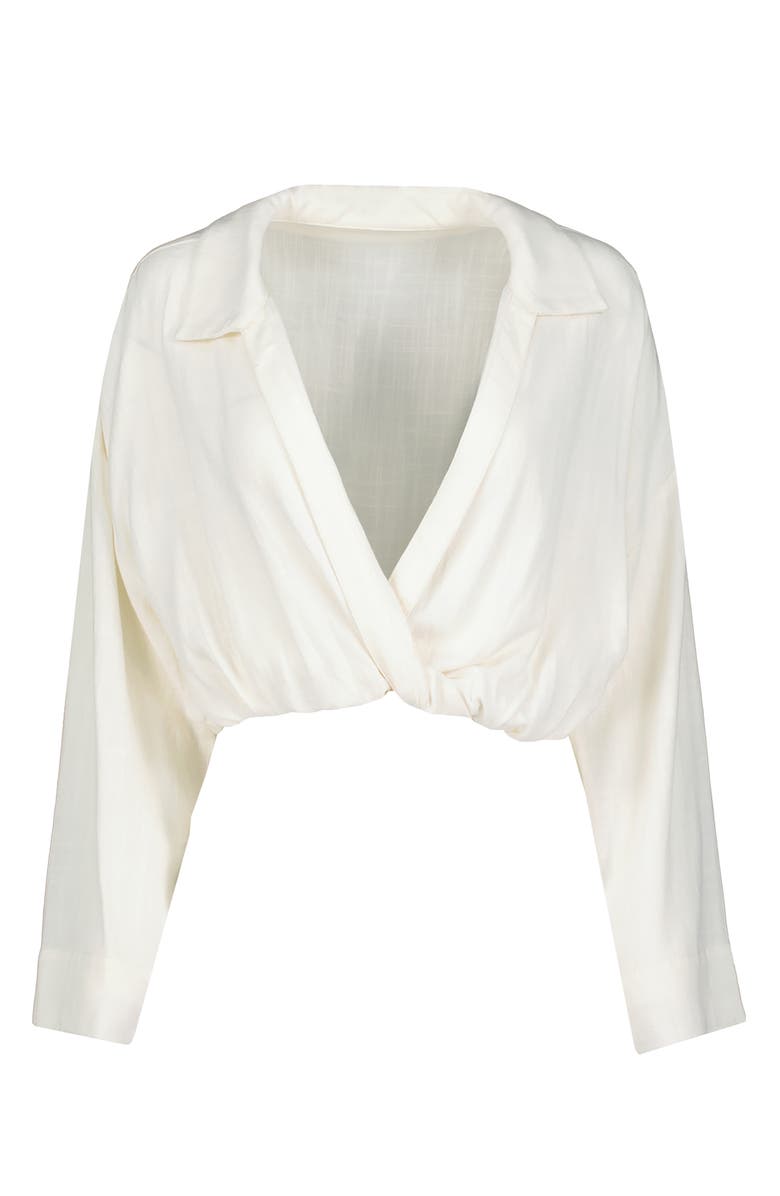 Bishop + Young Sorrento Twist Front Top, Alternate, color, Shell