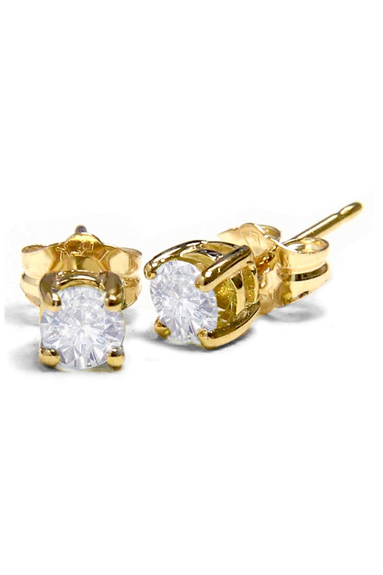 Birthstone Earrings, Main, color, WHITE TOPAZ