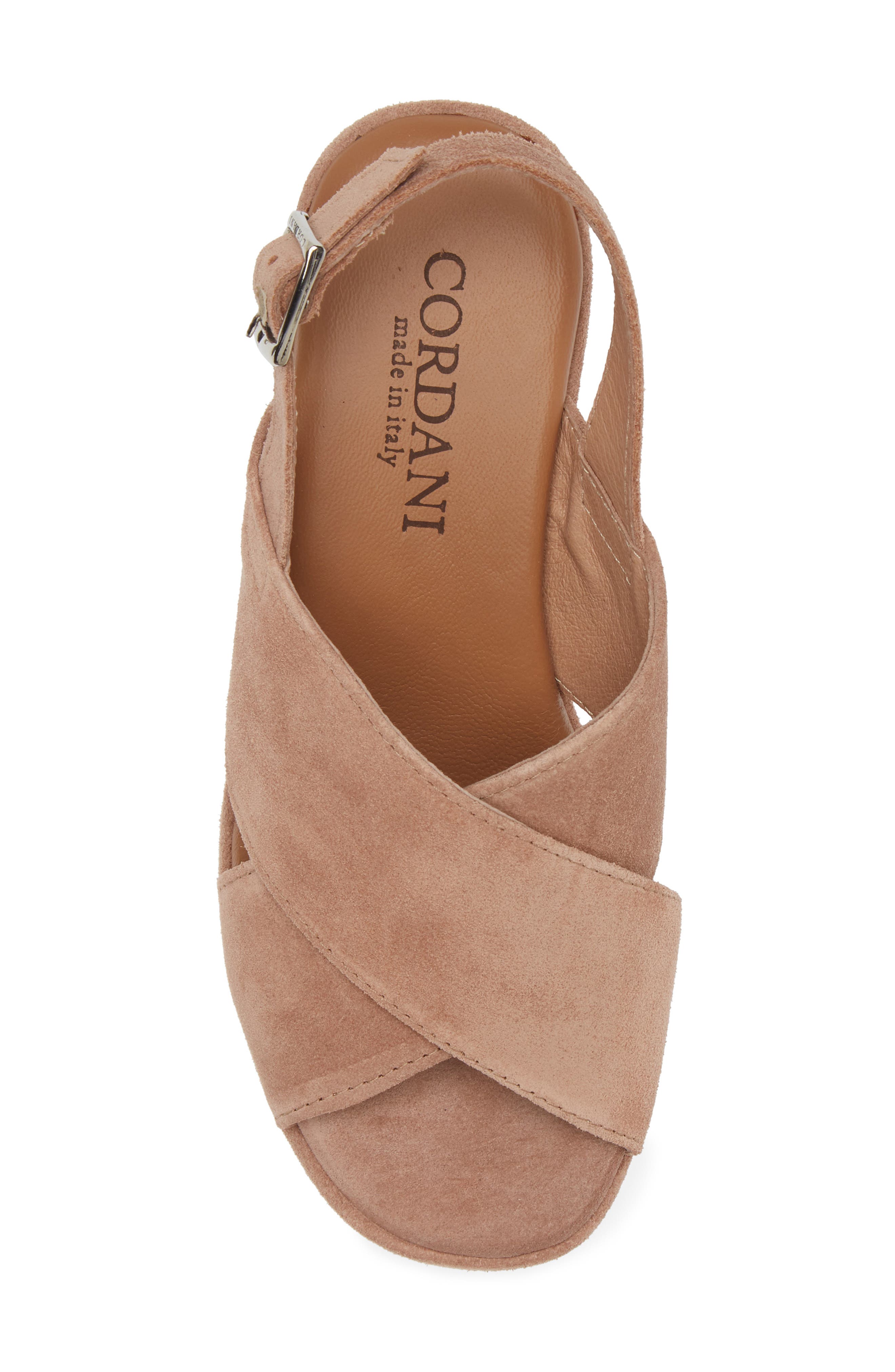 Cordani Joanna Slingback Platform Wedge Sandal, Alternate, color, Coccio