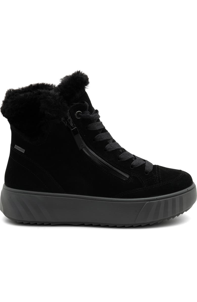 ara Mikayla Faux Fur Lined Lace-Up Boot, Alternate, color,